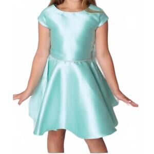 NEW DOLLS & DIVAS COUTURE girls tiffany blue cap sleeve dress in blue